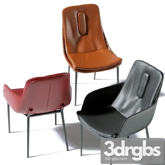 Form Leather Chair 3D Model Free