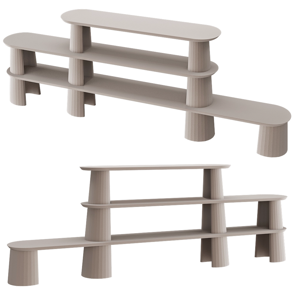 Forma&Cemento - Bookshelf Fusto I 3D Model