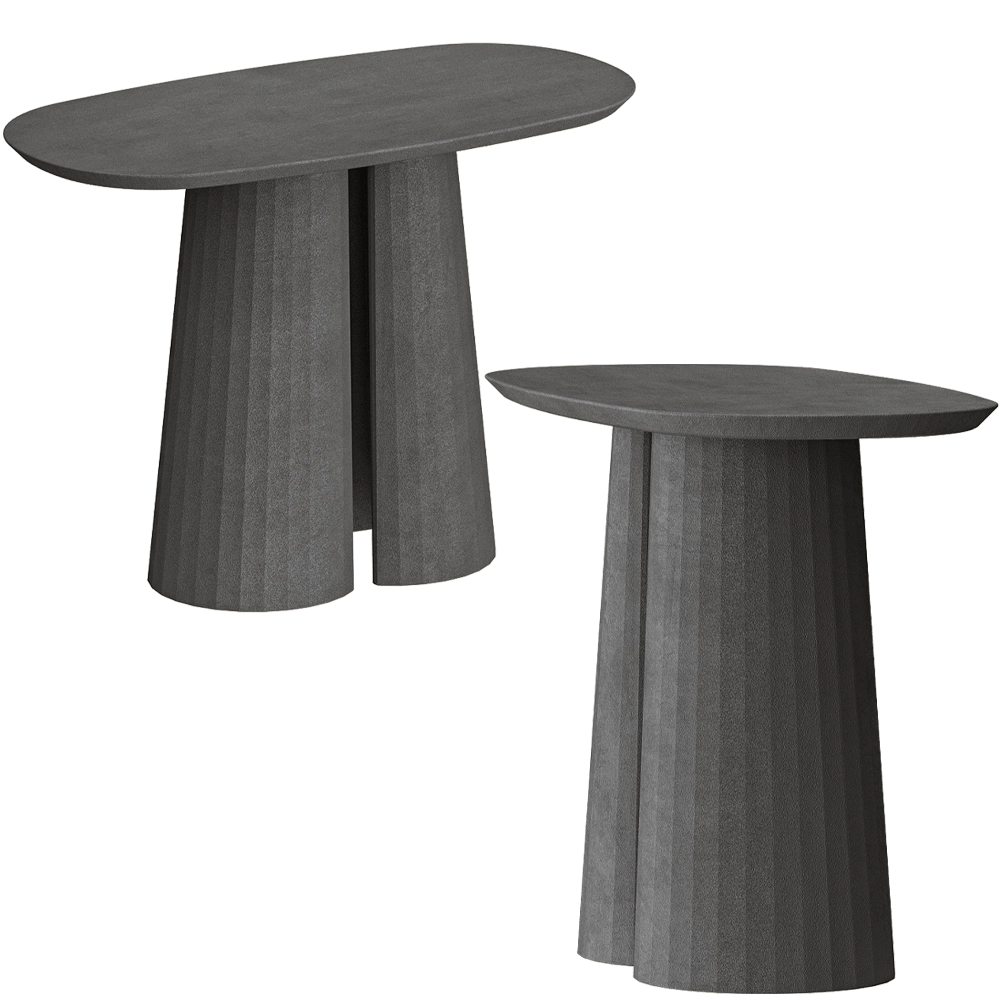 Forma&Cemento - Coffee table Fusto Oval I 3D Model