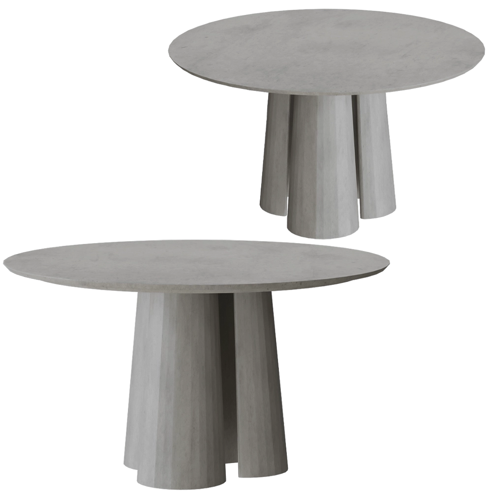Forma&Cemento - Dining table Fusto round 3D Model
