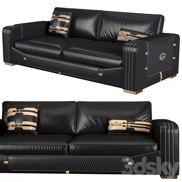 Formenti elegant sofa 3D Model