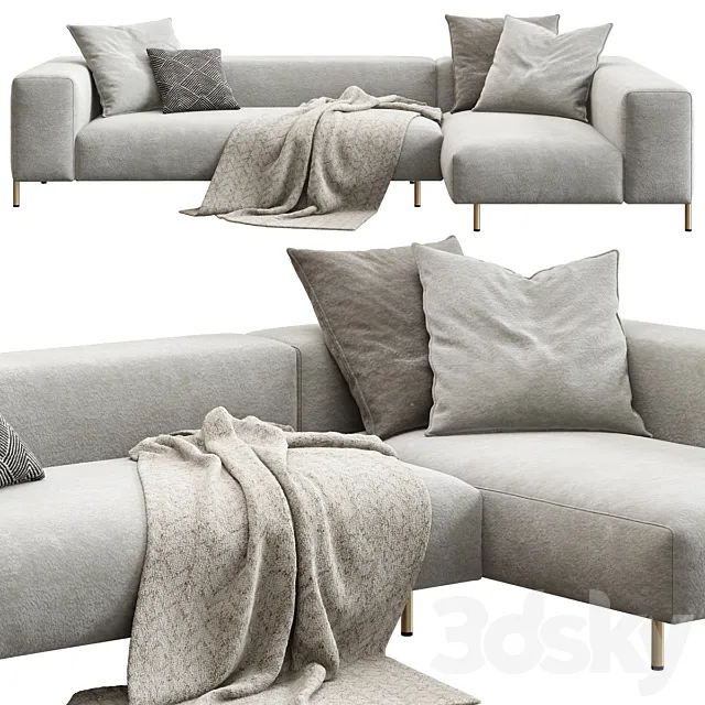 Former In Italia _ Brera Corner Sofa 3D Model