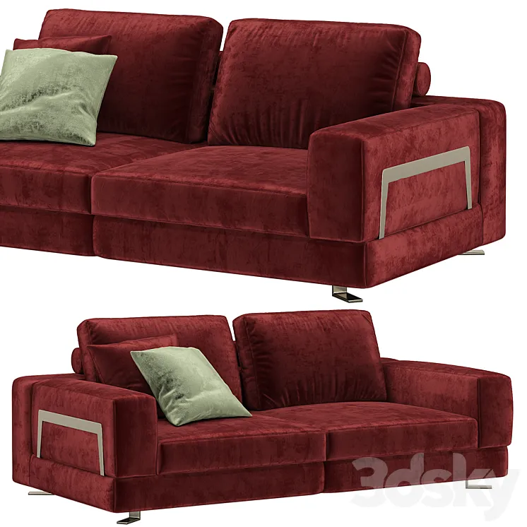 Former In Italia FELLINI Sofa straight 3D Model Free