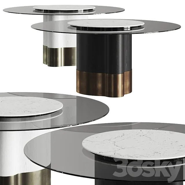 Formitalia Marygold Round Dining Table 3DModel