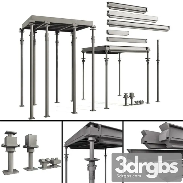 Formwork For Construction 3D Model Free