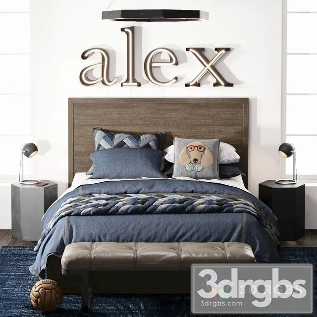 Forrest Storage Bed 3D Model Free