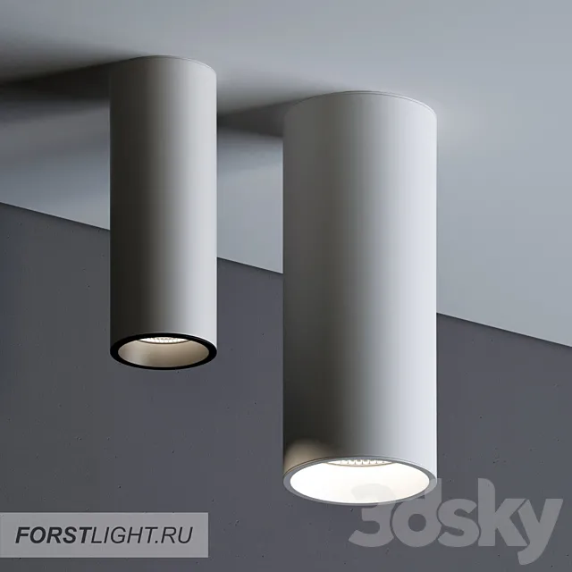 Forstlight Barrel 7 + Barrel 12 3DModel