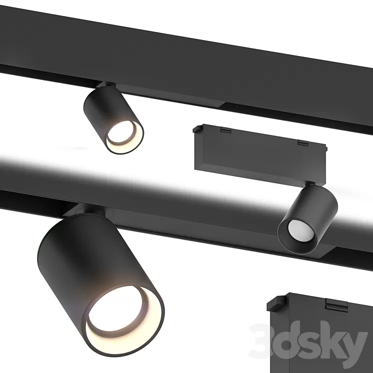 Forstlight DOT 12 Track Light 3D Model