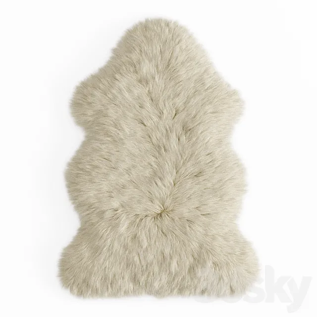 Forsyth New Zealand Sheepskin Skin Rug 3DModel