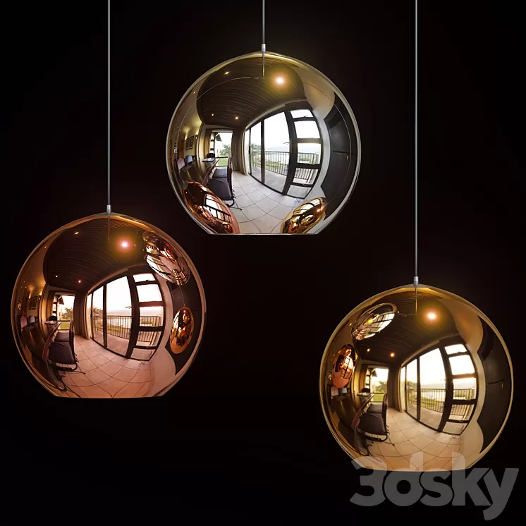 Fort Knox Mini Pendant Light 3D Model