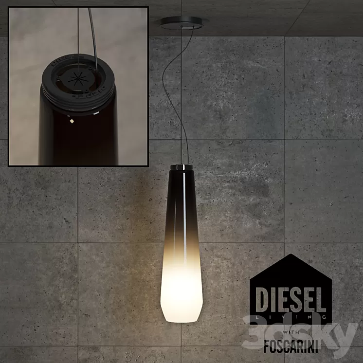 Foscarini Diesel Glass Drop 3D Model