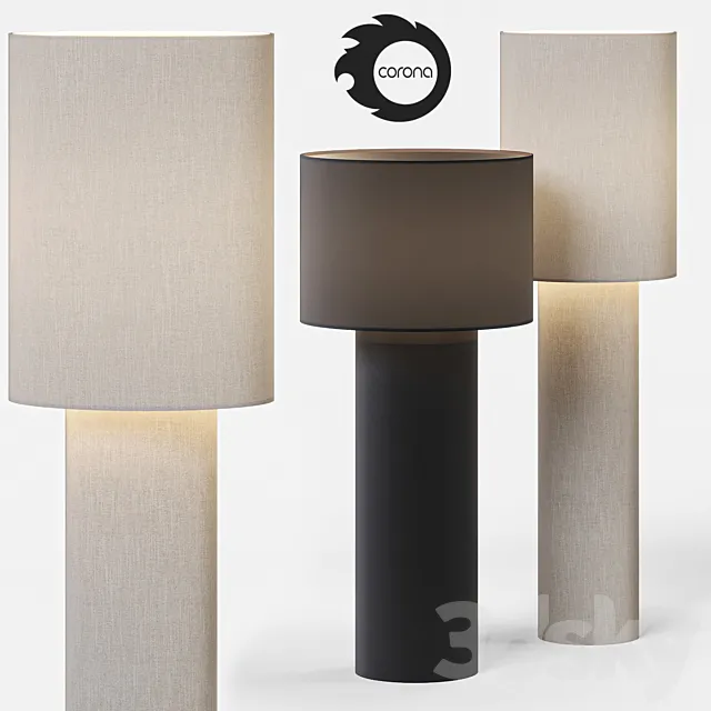 Foscarini for Diesel Pipe Floor Lamps 3D Model