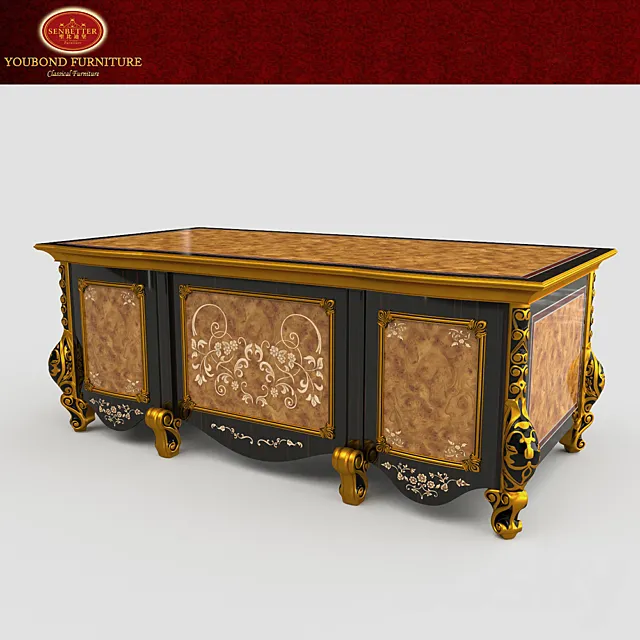 Foshan Youbond Furniture Co.. Ltd. Desk Table 3DModel