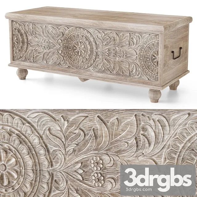 Fossil ridge storage bench from ashley furniture