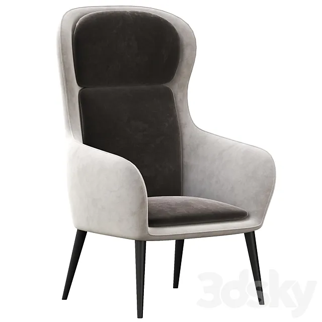 Fotel PURIO Armchair 3D Model