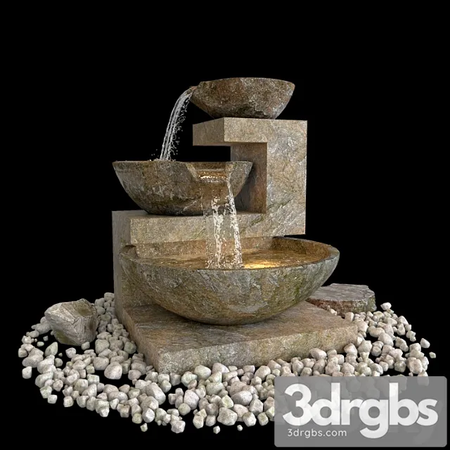 Fountain 01 3D Model Free