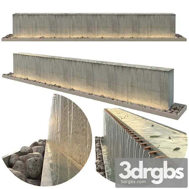 Fountain 04 1 3D Model Free