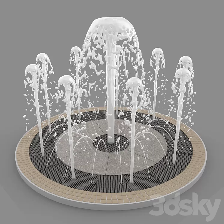Fountain 3D Model