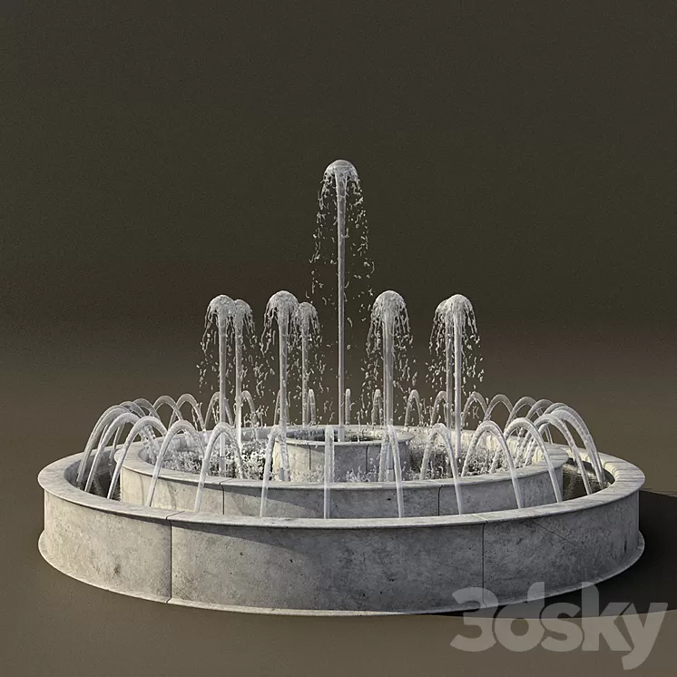 Fountain 3D Model