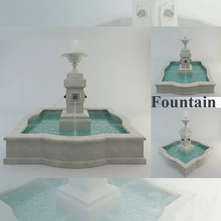 Fountain 3D Model
