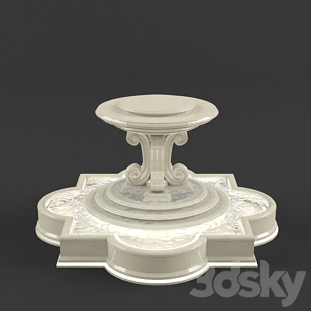 fountain 3D Model