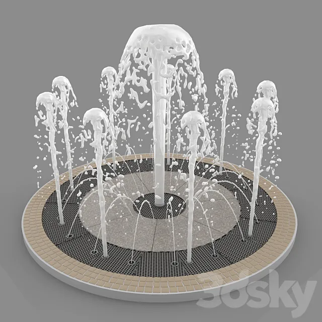 Fountain 3DModel