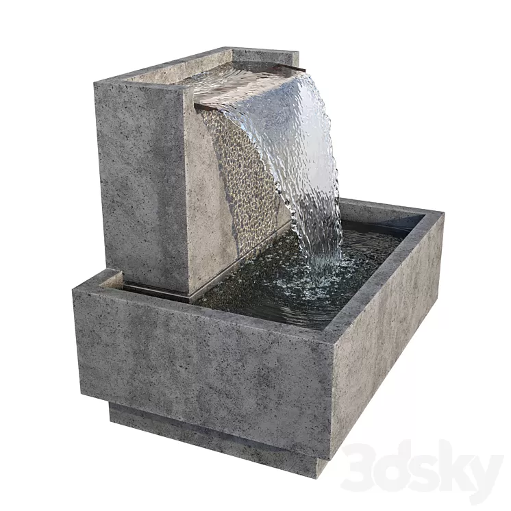 Fountain campania 3D Model