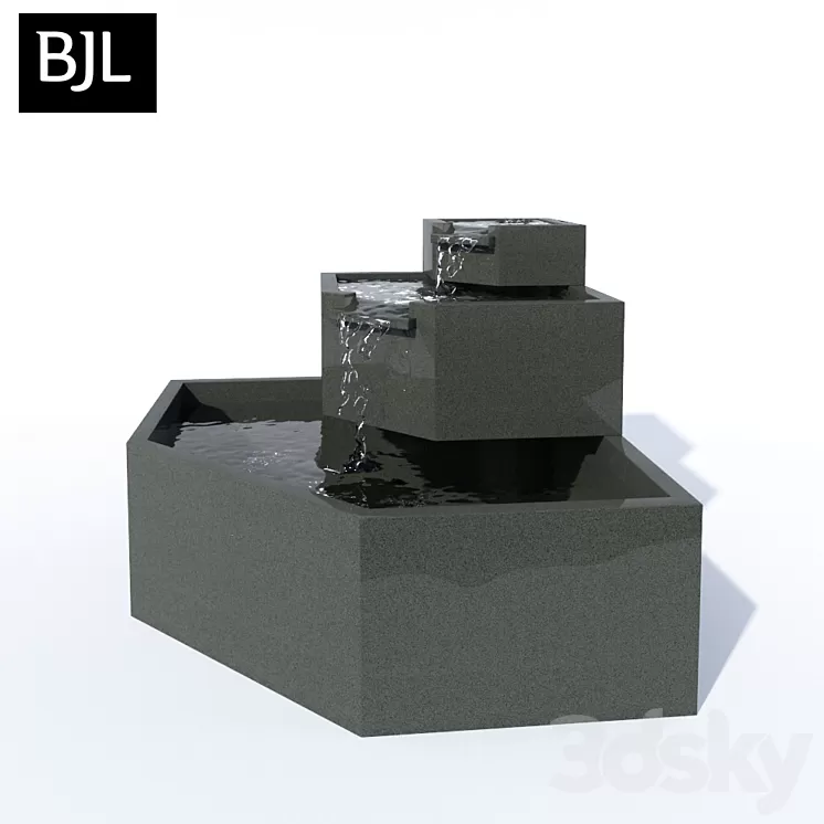 Fountain Garden from BJL 3D Model