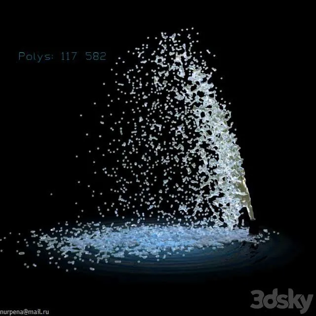 Fountain V2 3D Model