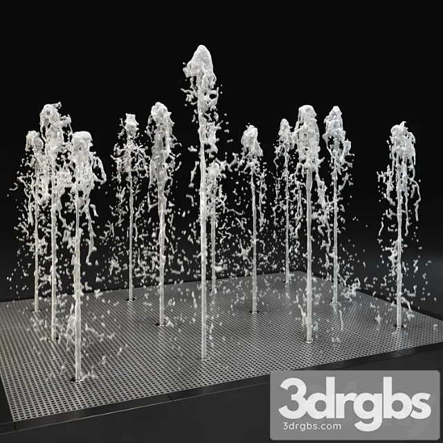 Fountain Water 3D Model Free