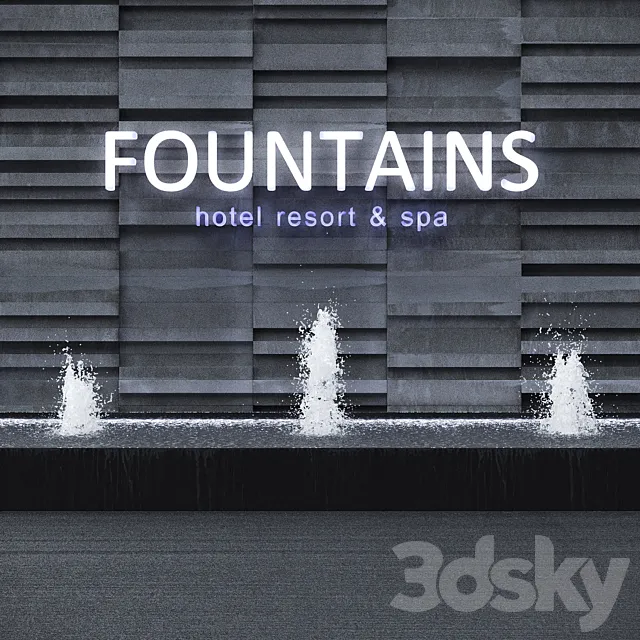 Fountains Fountains 3D Model