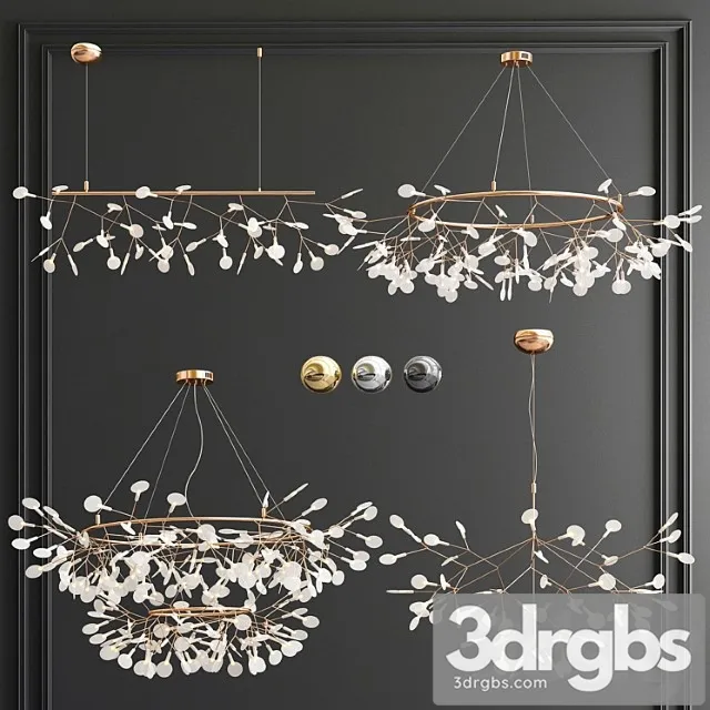 Four exclusive chandelier collection 55 moooi 3D Model Free