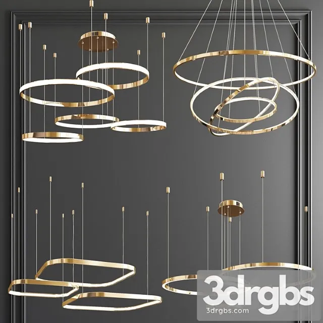 Four Exclusive Chandelier Collection 63 3D Model Free