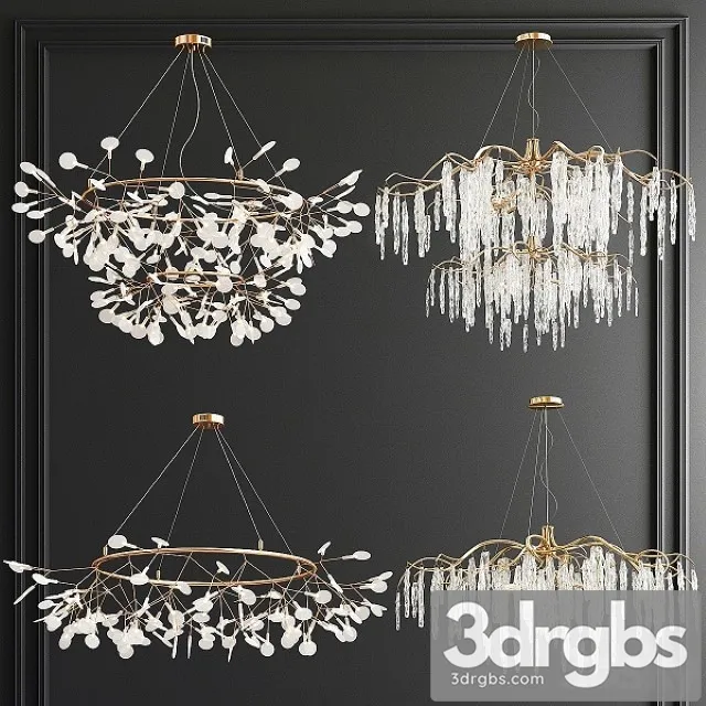 Four Exclusive Chandelier Collection 67 3D Model Free