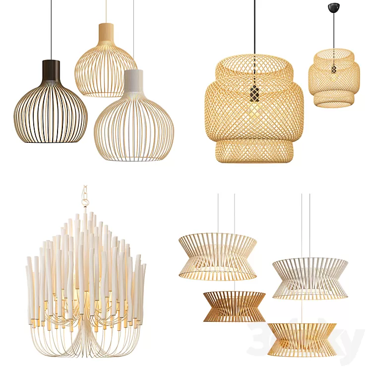 Four Exclusive Chandelier Collection_10 3D Model