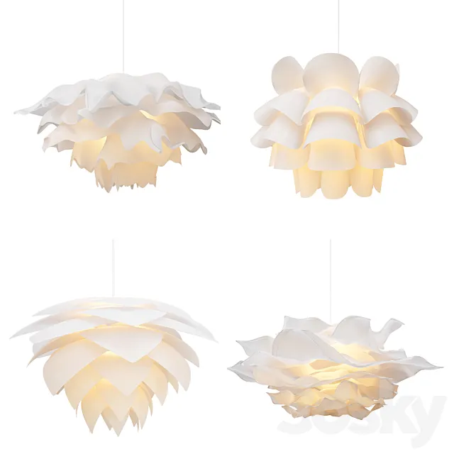 Four Exclusive Chandelier Collection_27 Fineness 3D Model