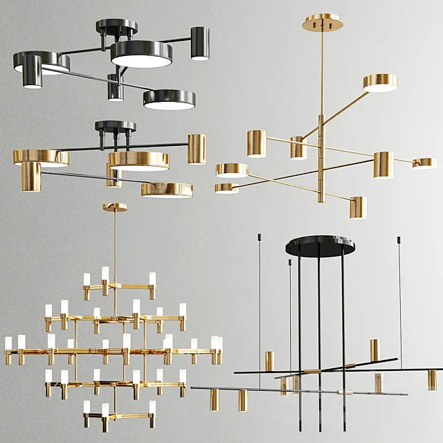 Four Exclusive Chandelier Collection_35 3DModel