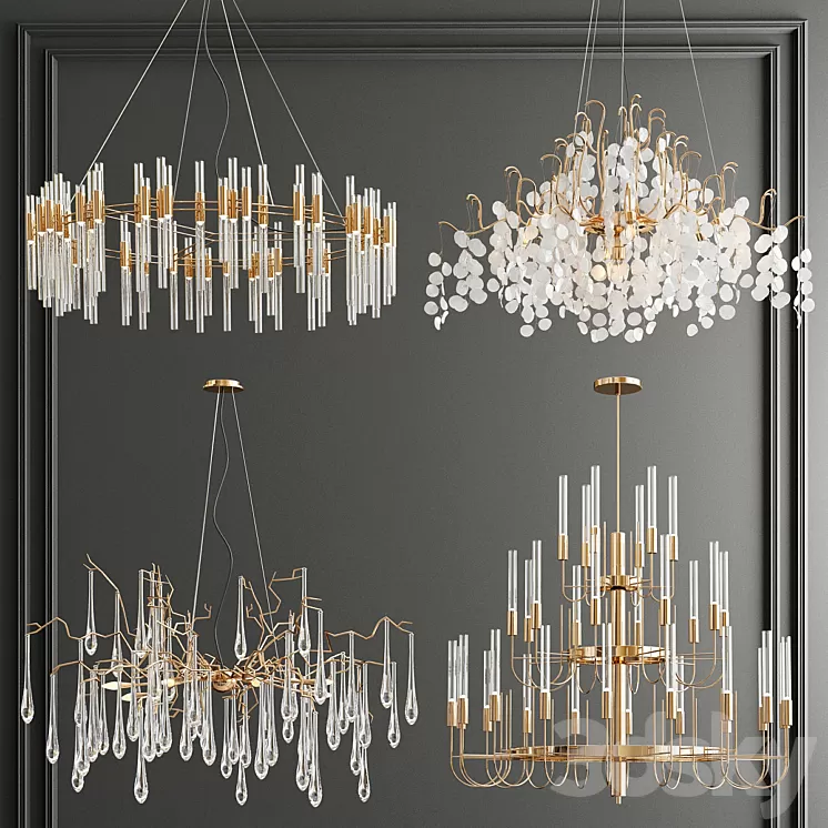 Four Exclusive Chandelier Collection_36 3D Model