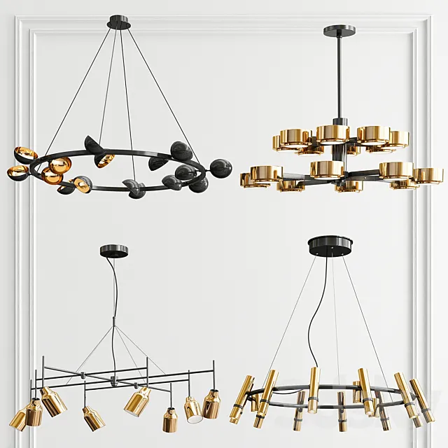 Four Exclusive Chandelier Collection_40 3DModel