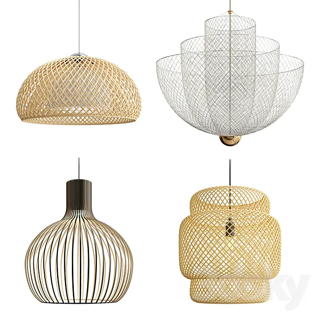 Four Exclusive Chandelier Collection_41 3D Model