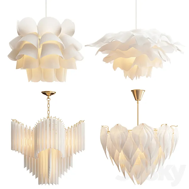 Four Exclusive Chandelier Collection_56 3DModel