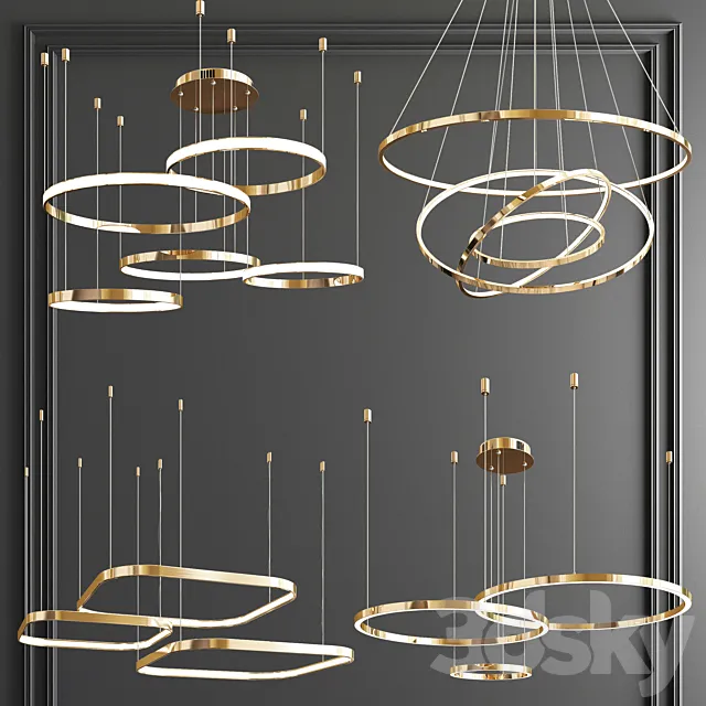 Four Exclusive Chandelier Collection_63 3DModel