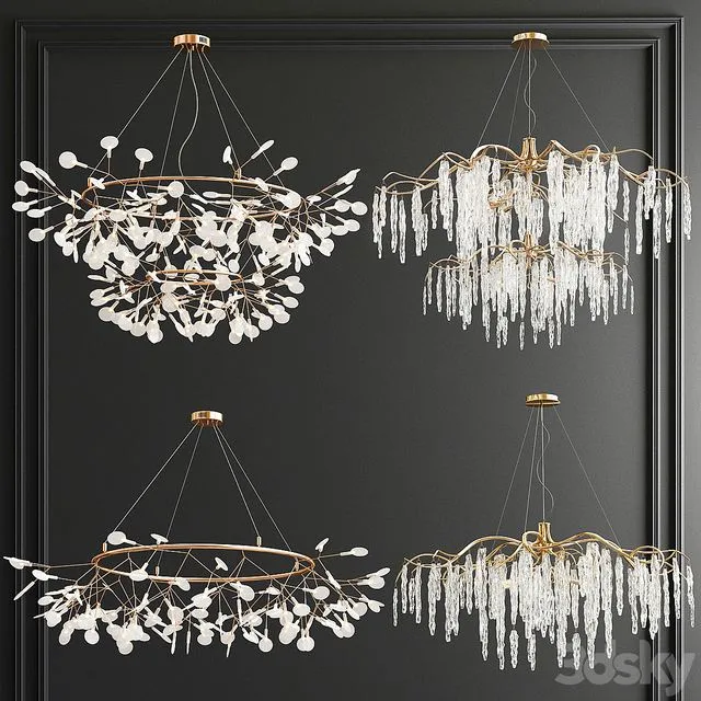 Four Exclusive Chandelier Collection_67 3D Model