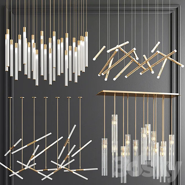 Four Exclusive Chandelier Collection_69 3DModel