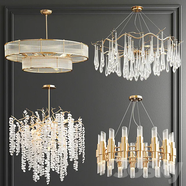 Four Exclusive Chandelier Collection_72 3D Model