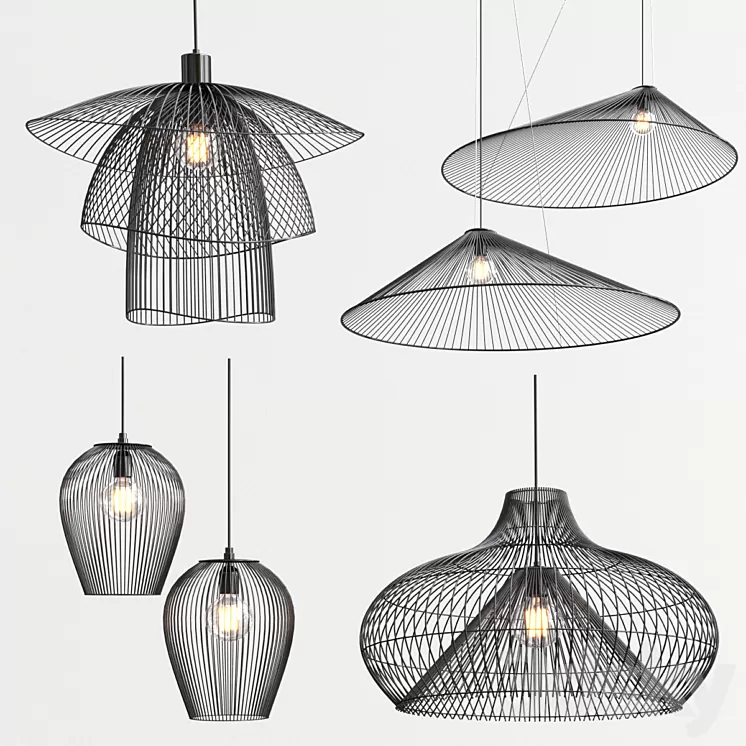 Four Exclusive Chandelier Collection_80 3D Model