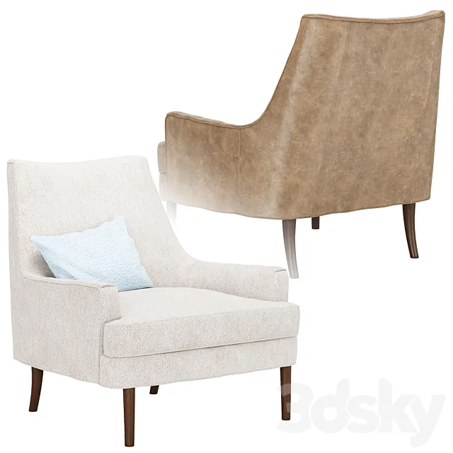 Four Hands _ Danya Chair 3D Model