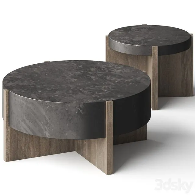 Four Hands Bingham Coffee Tables 3D Model