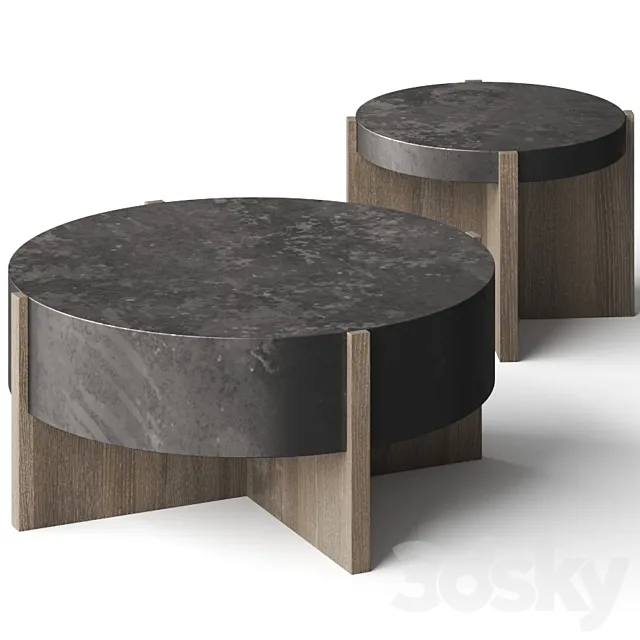 Four Hands Bingham Coffee Tables 3D Model