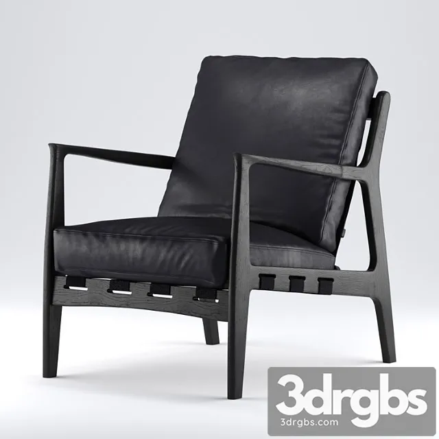 Four Hands Bishop Aged Black 3D Model Free